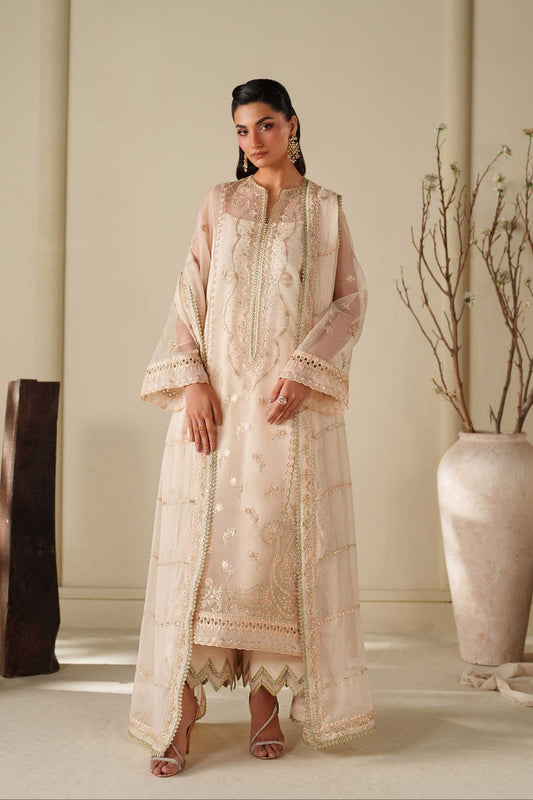 Akbar Aslam | Formal Pret | Taupe - Formal Dress - available at Maria Faisal in UK and USA.