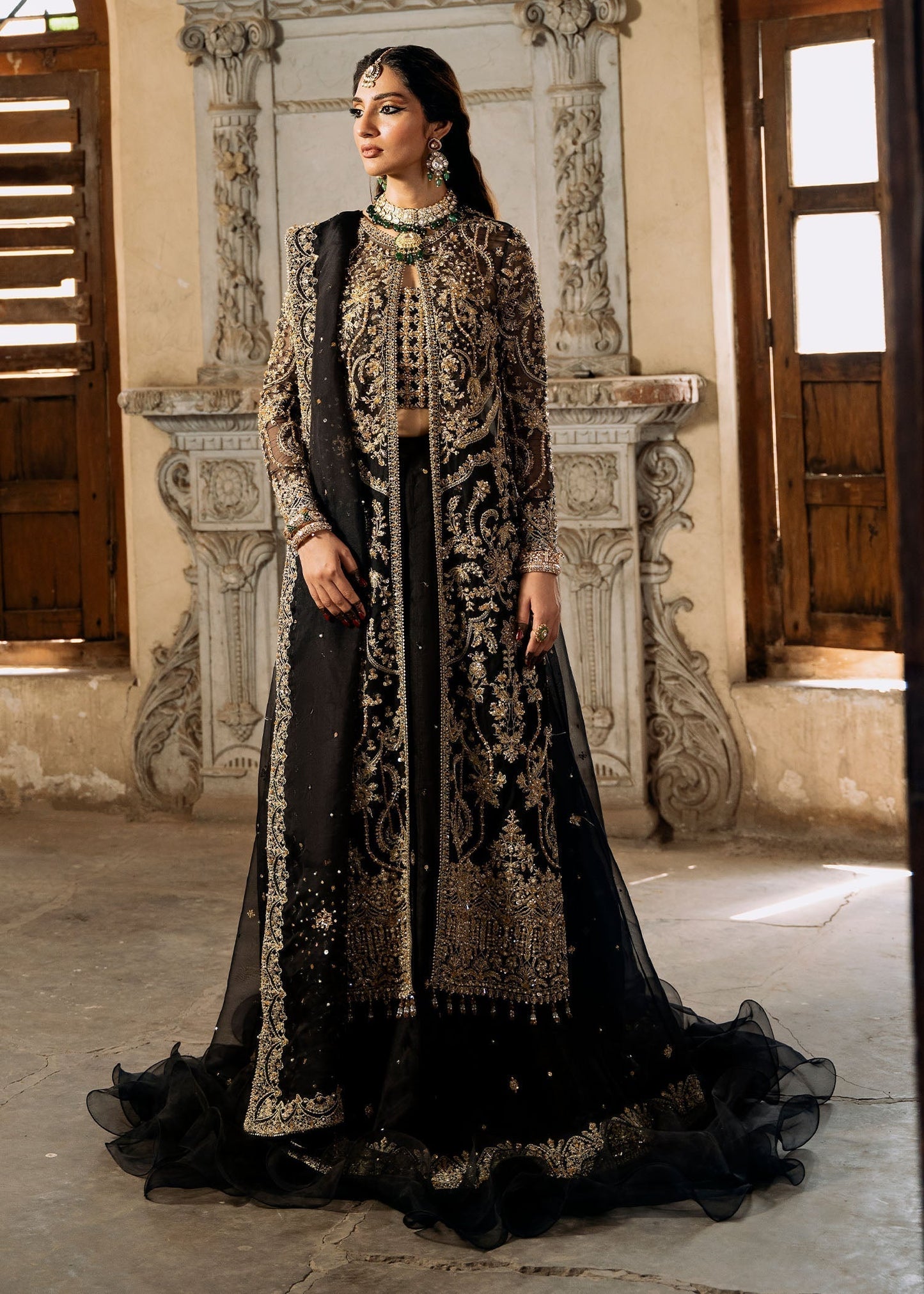 Kanwal Malik | Sajni Wedding Formals 24 | Shahtaj - Designer Dress with Intricate embroidery and embellishments. Shop elegent wedding dress at Maria Faisal.