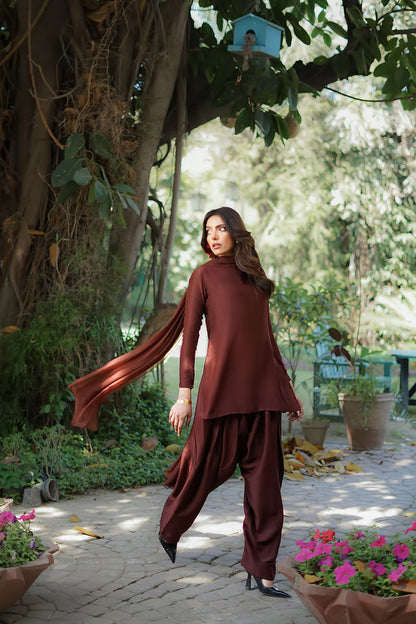 Erum Khan | Nue Pret | Espresso Gloe - Ladies Clothes - Maria Faisal