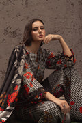 Charizma | C Prints Winter 25 | 3-PC Unstitched Printed Linen Collection CPW5-04 - Ladies Clothes - Maria Faisal