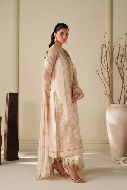Akbar Aslam | Formal Pret | Taupe - Formal Dress - available at Maria Faisal in UK and USA.