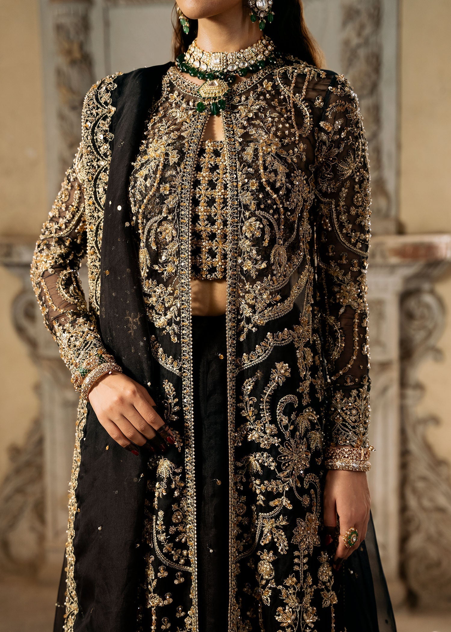 Kanwal Malik | Sajni Wedding Formals 24 | Shahtaj - Designer Dress with Intricate embroidery and embellishments. Shop elegent wedding dress at Maria Faisal.