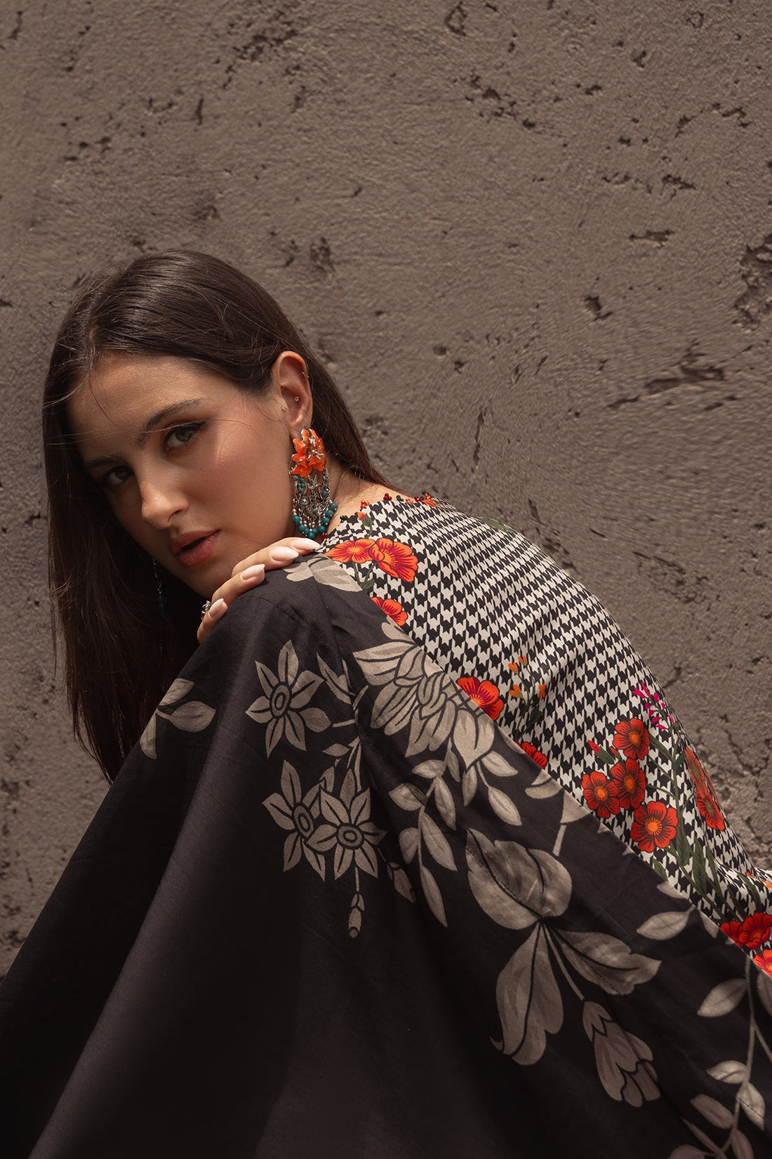 Charizma | C Prints Winter 25 | 3-PC Unstitched Printed Linen Collection CPW5-04 - Ladies Clothes - Maria Faisal