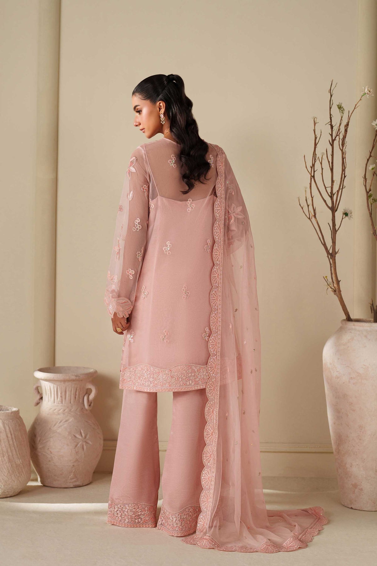 Akbar Aslam | Formal Pret | Adae - Formal Dress - available at Maria Faisal in UK and USA.