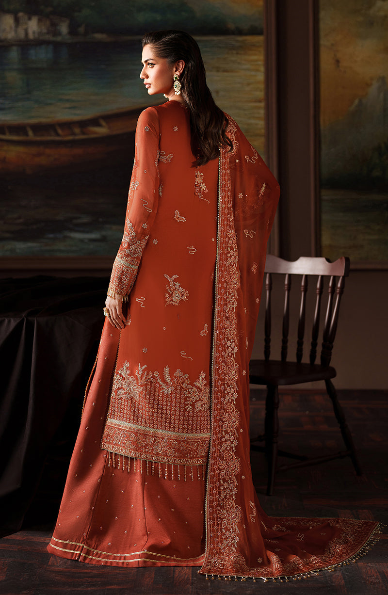 Zarif | Premium Chiffon | ZRF-PRC-07 ELEONORE - Ladies Clothes - Maria Faisal