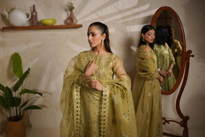 Maryams | Noir Luxe | GLORIANA-NOR-1406 - Formal Dress - available at Maria Faisal in UK and USA.