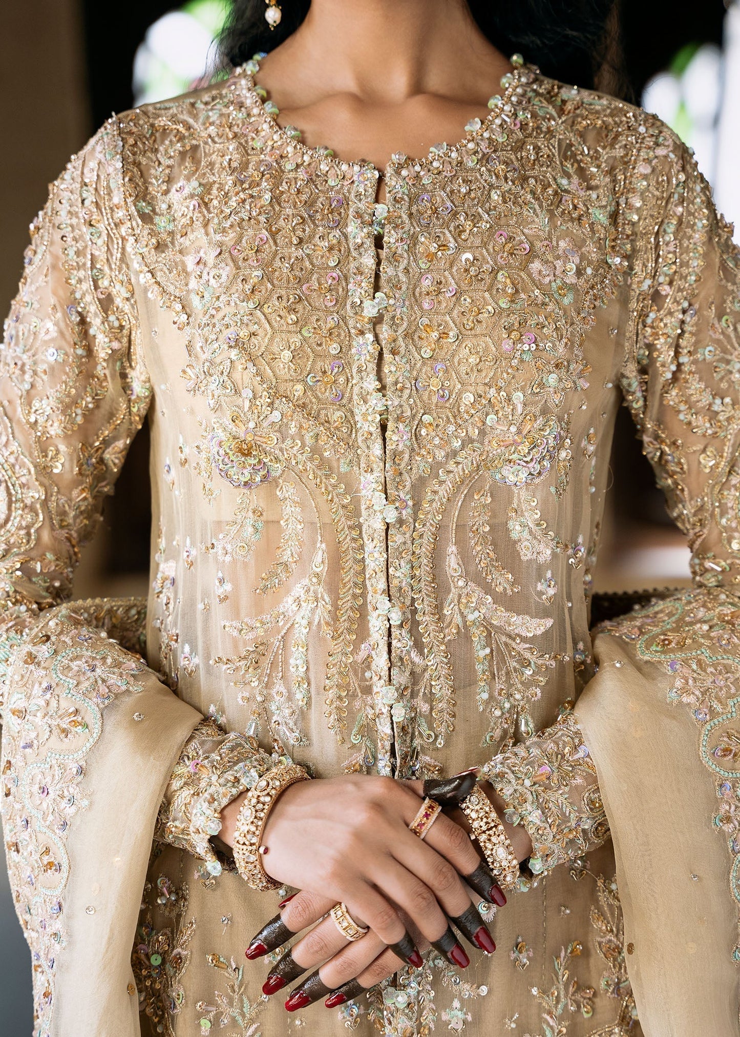 Kanwal Malik | Sajni Wedding Formals 24 | Zarnab - Designer Dress with Intricate embroidery and embellishments. Shop elegent wedding dress at Maria Faisal.