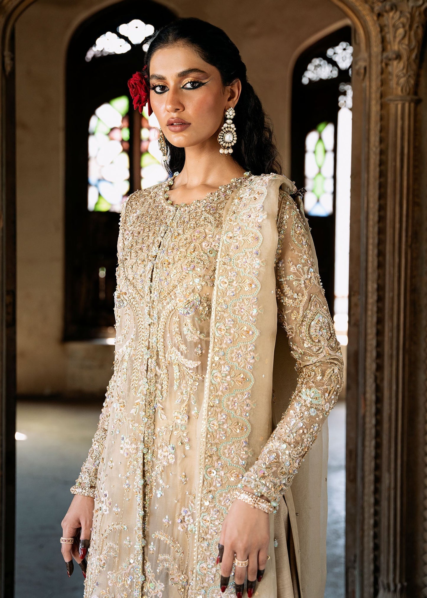 Kanwal Malik | Sajni Wedding Formals 24 | Zarnab - Designer Dress with Intricate embroidery and embellishments. Shop elegent wedding dress at Maria Faisal.