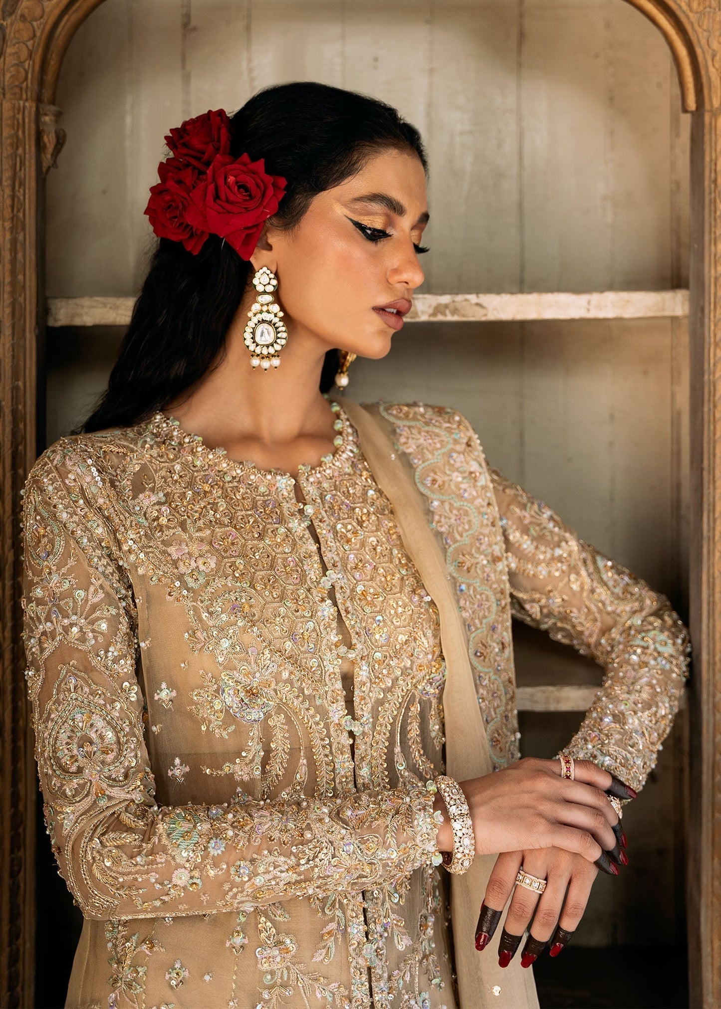 Kanwal Malik | Sajni Wedding Formals 24 | Zarnab - Designer Dress with Intricate embroidery and embellishments. Shop elegent wedding dress at Maria Faisal.