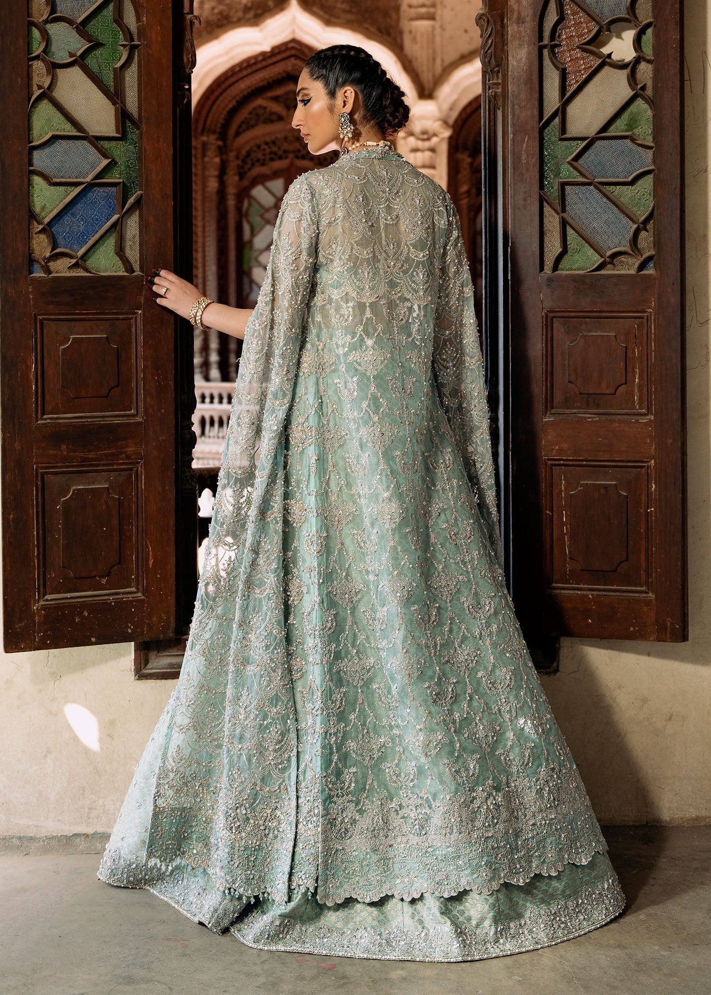 Kanwal Malik | Sajni Wedding Formals 24 | Shafaq - Designer Dress with Intricate embroidery and embellishments. Shop elegent wedding dress at Maria Faisal.