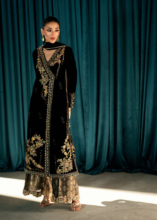 Midnight Aura – authentic Pakistani dress from the Velvet Code collection for women in the UK