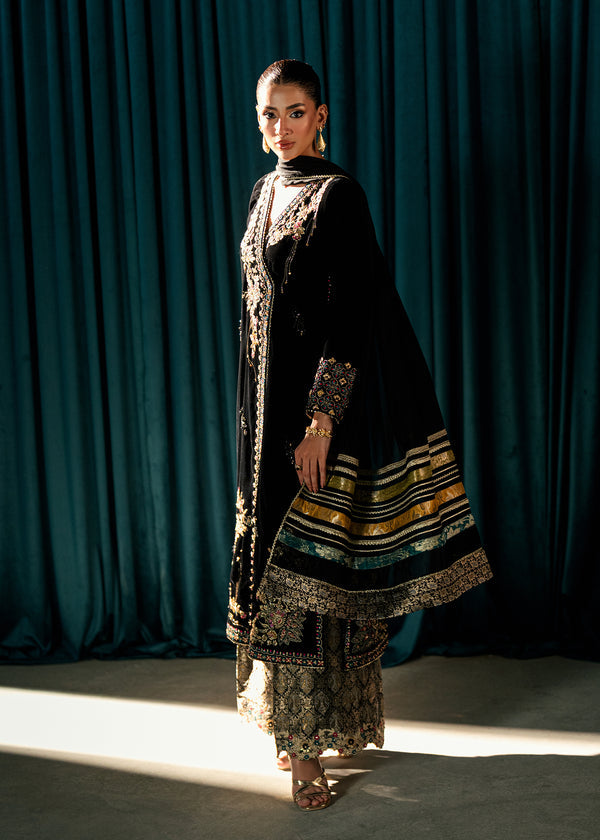 Midnight Aura – authentic Pakistani dress from the Velvet Code collection for women in the UK