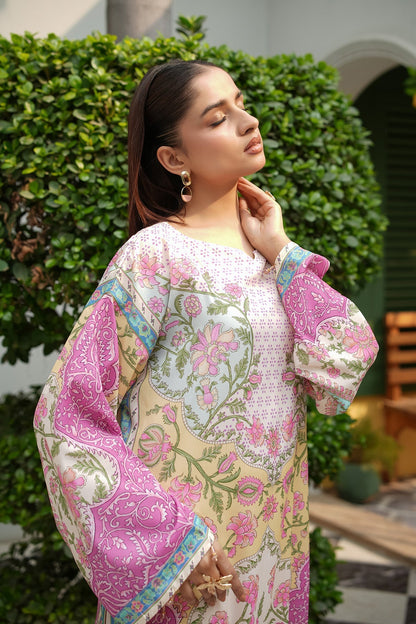 Maryams | Lawn Edit 26 | Lily - Luxury Dress - available at Maria Faisal in UK and USA.