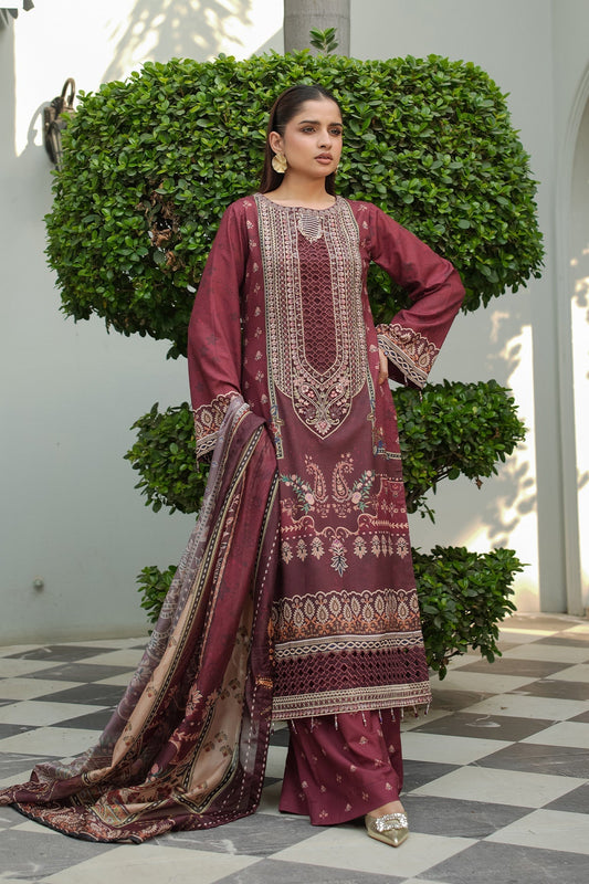 Maryams | Lawn Edit 26 | Bloom - Luxury Dress - available at Maria Faisal in UK and USA.