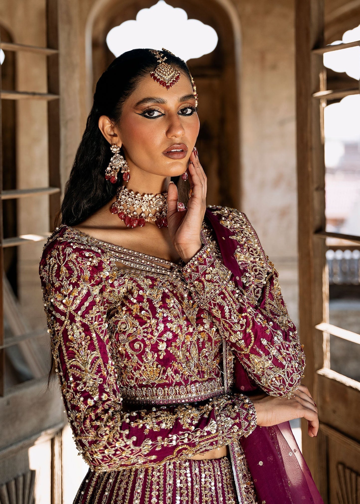 Kanwal Malik | Sajni Wedding Formals 24 | Raina - Designer Dress with Intricate embroidery and embellishments. Shop elegent wedding dress at Maria Faisal.