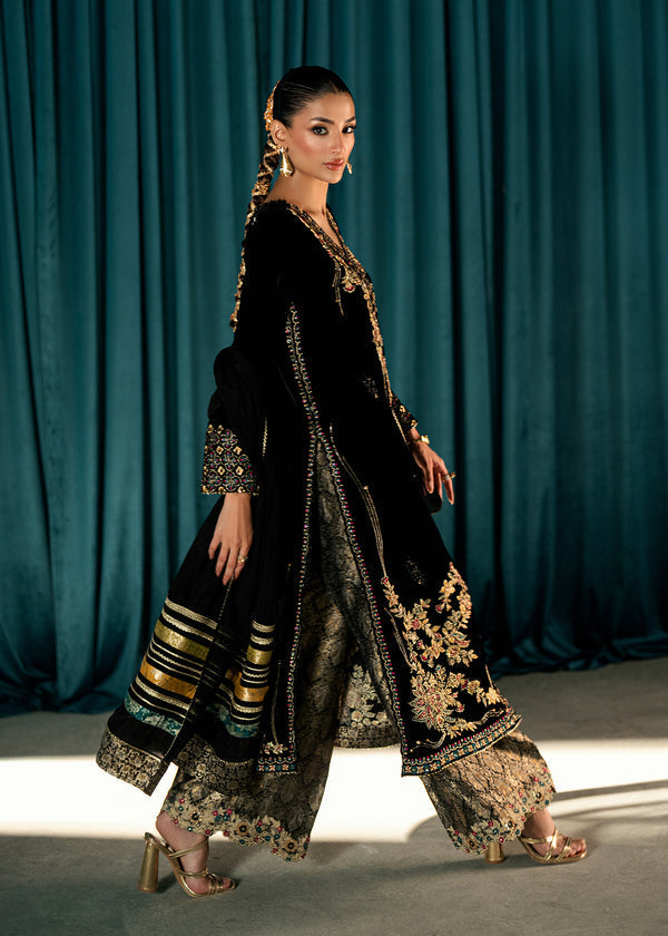 Midnight Aura – authentic Pakistani dress from the Velvet Code collection for women in the UK