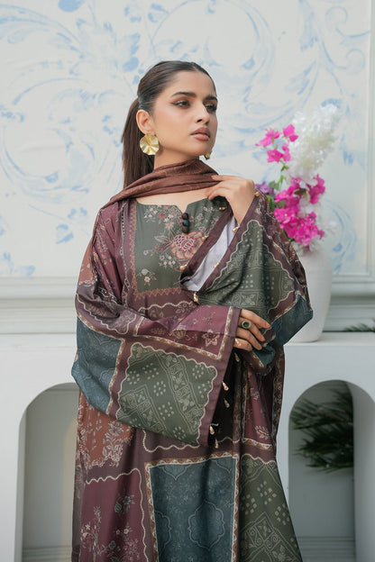 Maryams | Lawn Edit 26 | Basil - Luxury Dress - available at Maria Faisal in UK and USA.