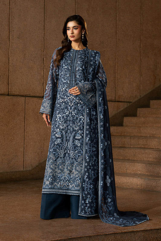 Lavish Premium | Lazawal Formals | Sapphire Veil - Formal Dress - available at Maria Faisal in UK and USA.