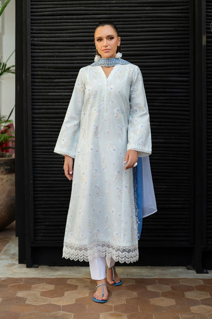 Xenia Formals | Namah Lawn 26 | LISSE - Formal Dress - available at Maria Faisal in UK and USA.