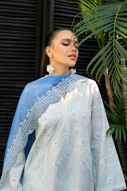 Xenia Formals | Namah Lawn 26 | LISSE - Formal Dress - available at Maria Faisal in UK and USA.