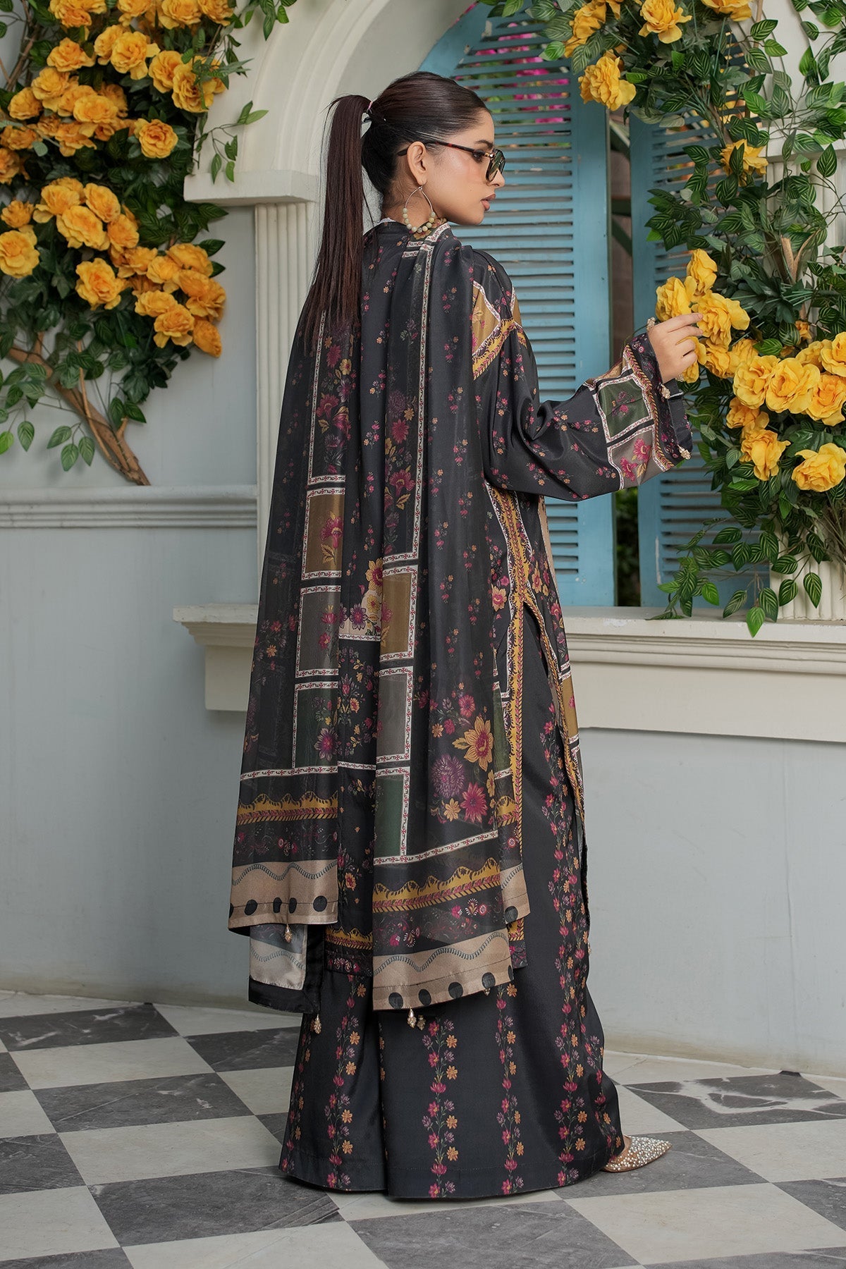 Maryams | Lawn Edit 26 | Clover - Luxury Dress - available at Maria Faisal in UK and USA.