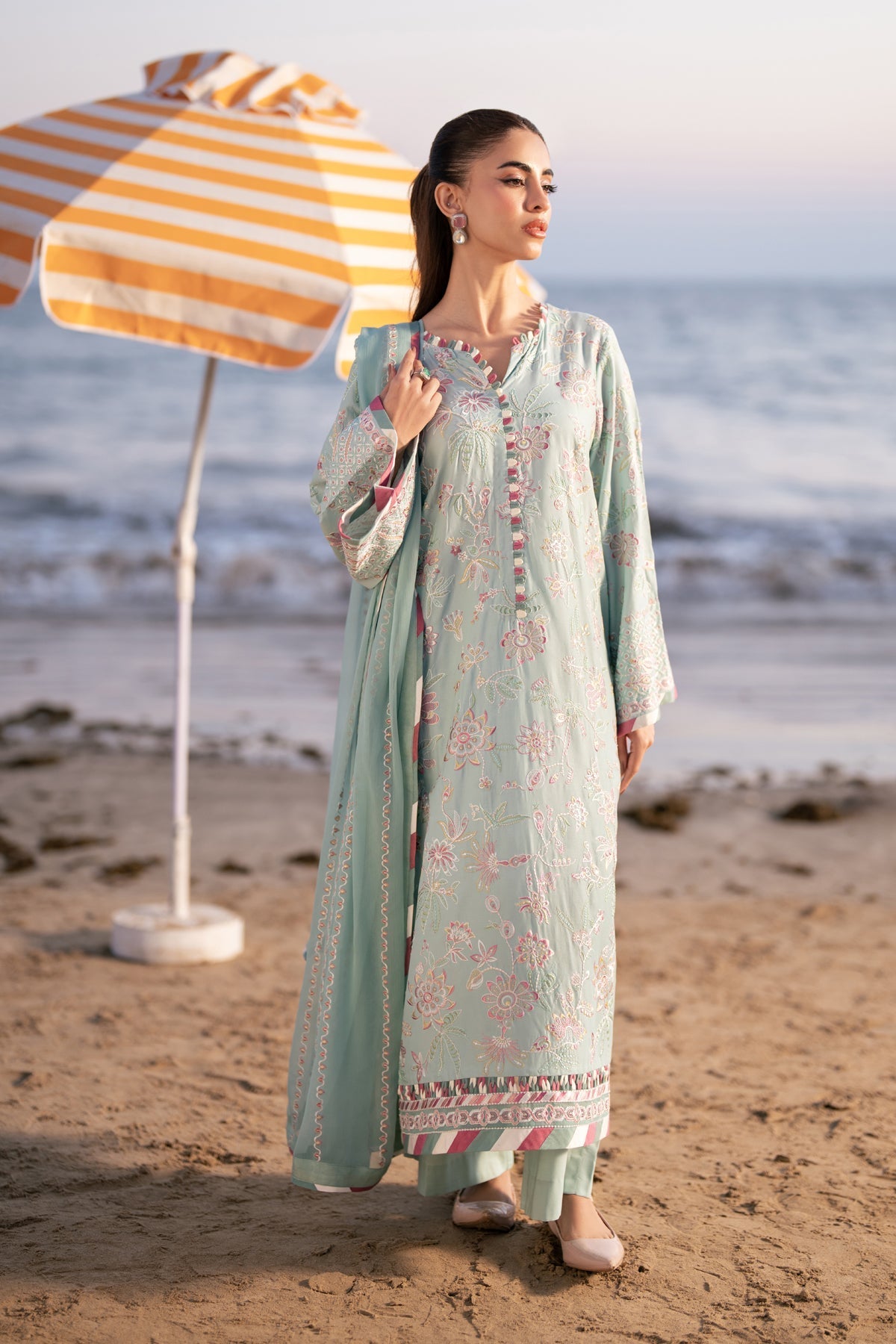 Xenia Formals | Layana Summer 26 | DAHR - Dress - available at Maria Faisal in UK and USA.