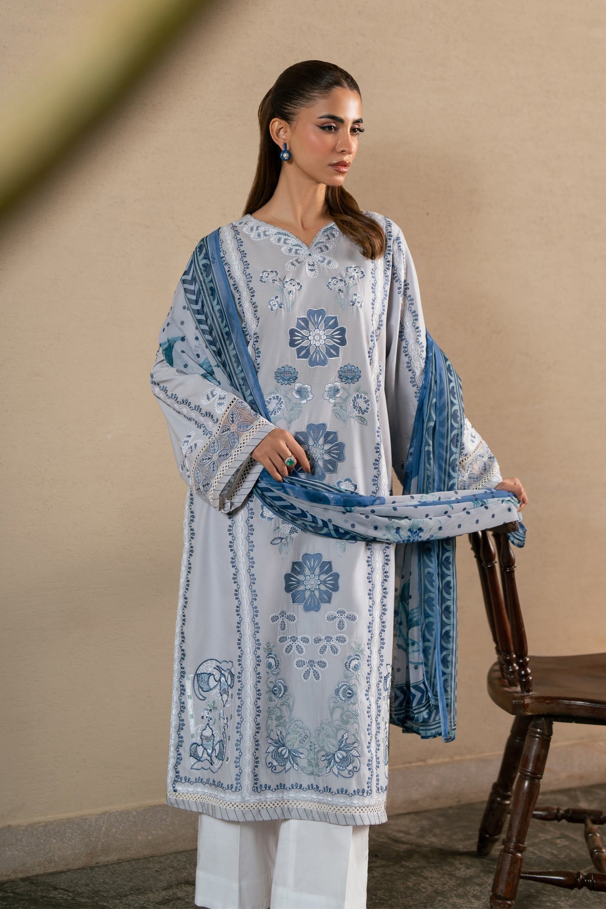 Xenia Formals | Layana Summer 26 | HASTI - Dress - available at Maria Faisal in UK and USA.