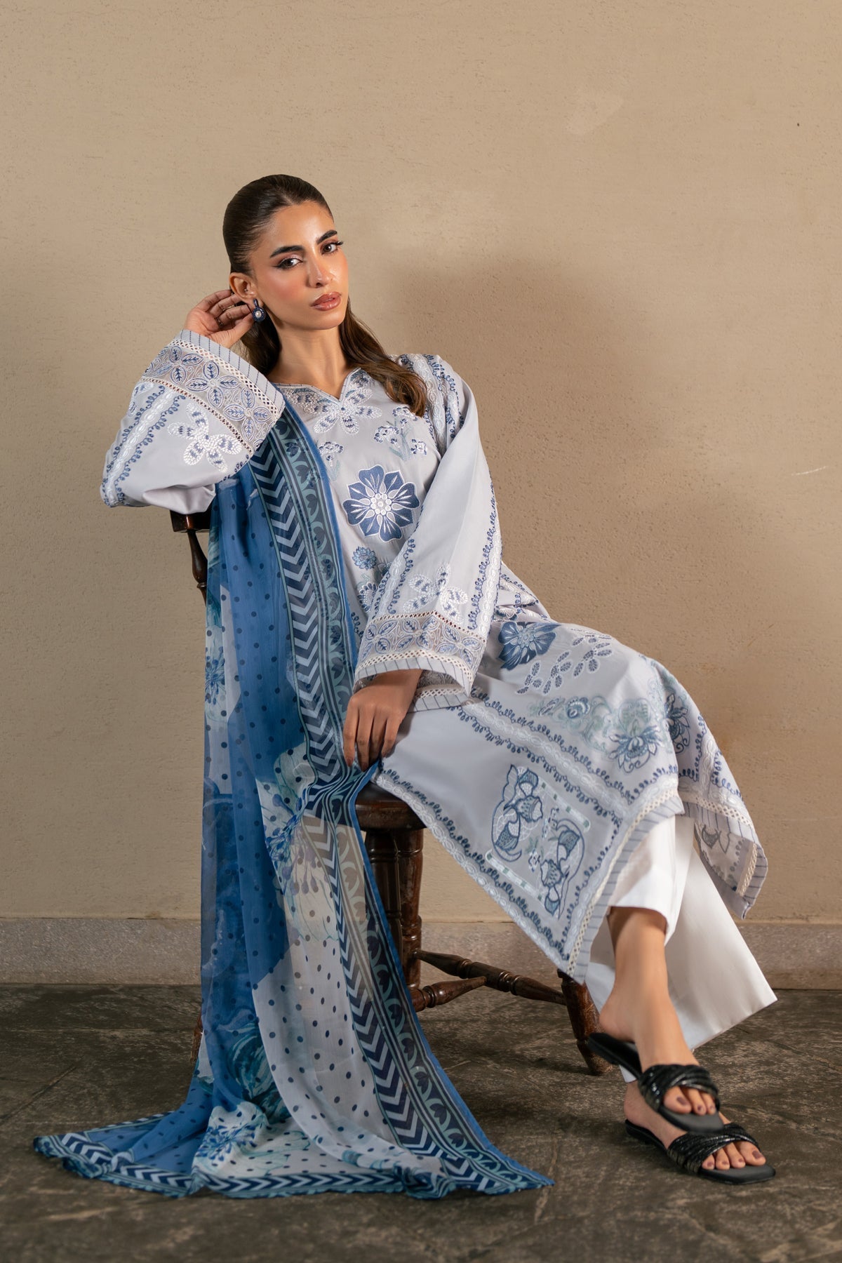 Xenia Formals | Layana Summer 26 | HASTI - Dress - available at Maria Faisal in UK and USA.