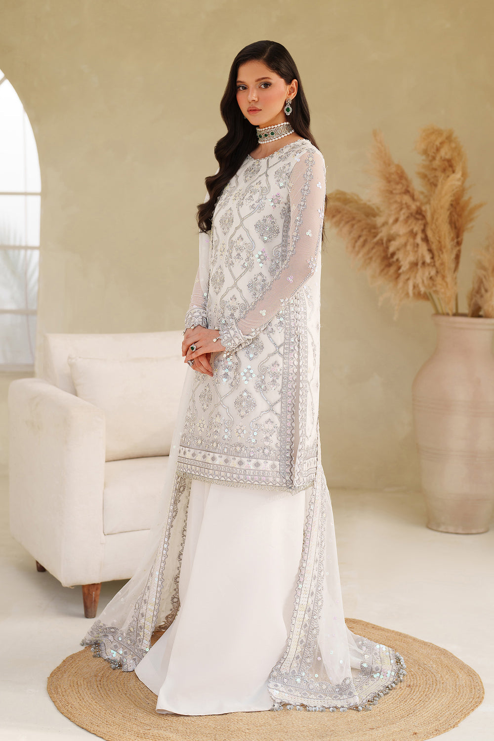 Zarif | Meesa Luxury Formals | Meehar - Formal Dress - available at Maria Faisal in UK and USA.