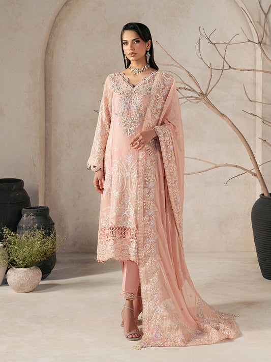 Gulaal | Inaaya Embroidered Chiffon 26 |Julian - Formal Dress - available at Maria Faisal in UK and USA.