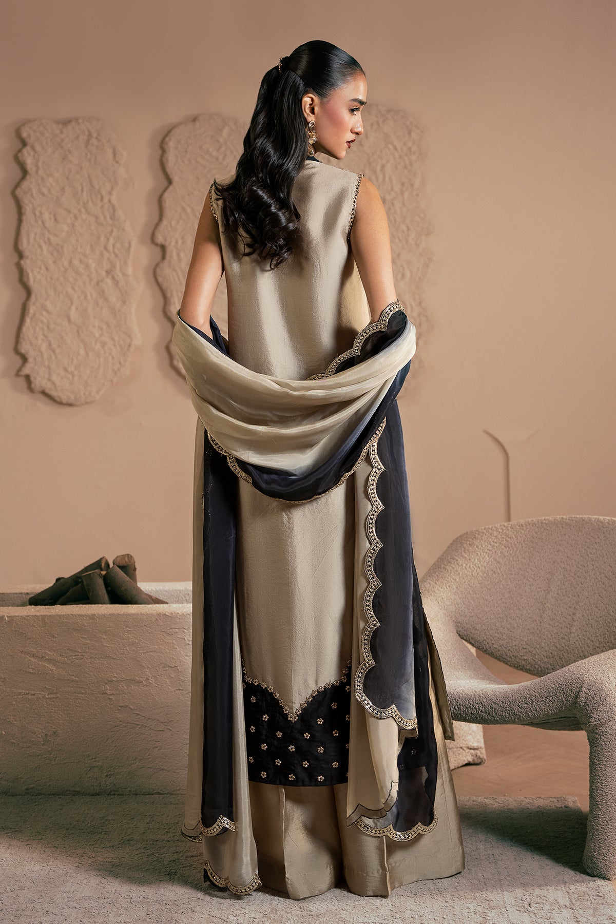 Mina Kashif | Emilie Formals | Zelina - Formal Dress - available at Maria Faisal in UK and USA.