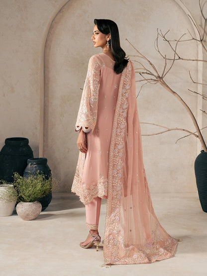Gulaal | Inaaya Embroidered Chiffon 26 |Julian - Formal Dress - available at Maria Faisal in UK and USA.