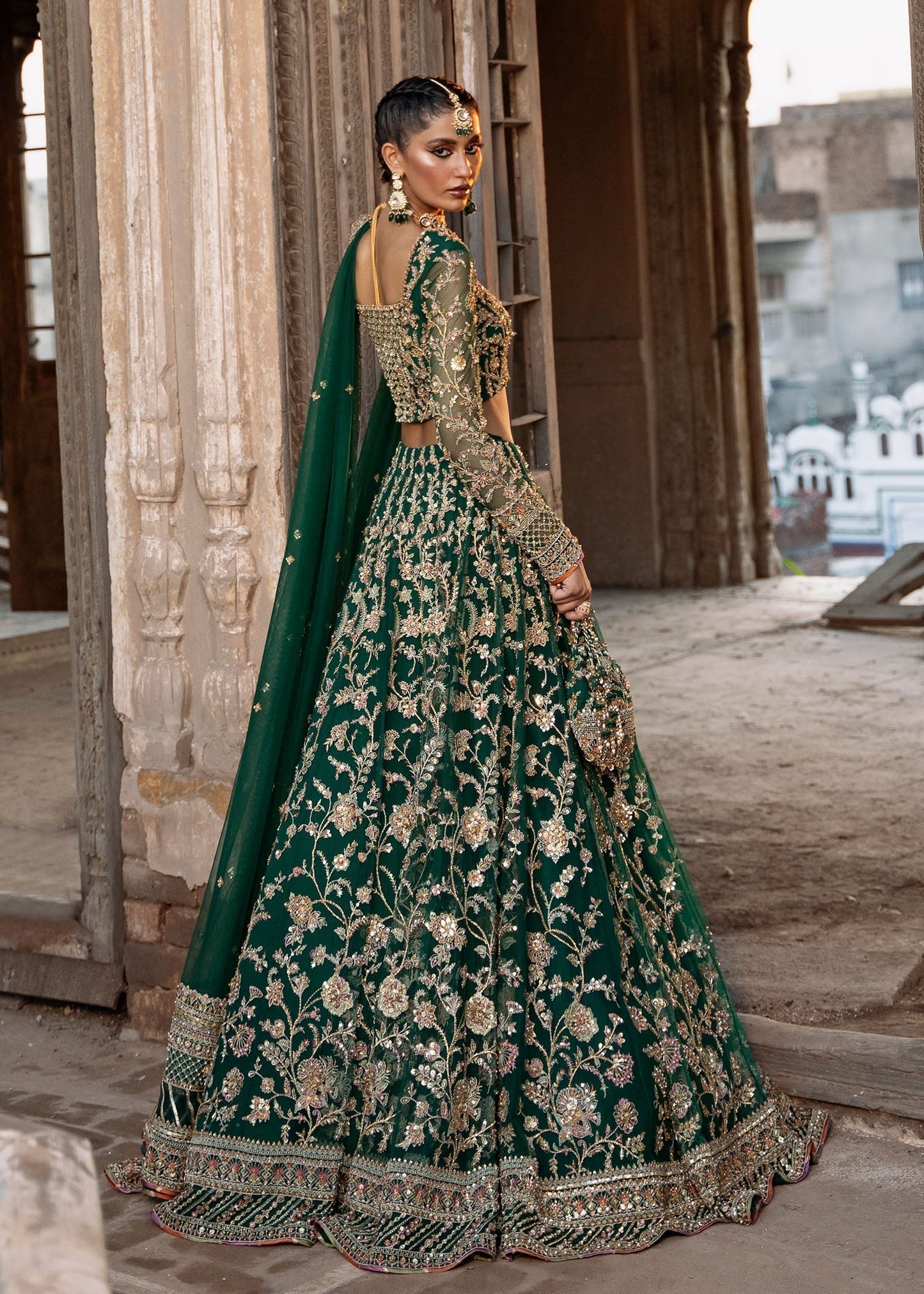 Kanwal Malik | Sajni Wedding Formals 24 | Sukhan - Designer Dress with Intricate embroidery and embellishments. Shop elegent wedding dress at Maria Faisal.