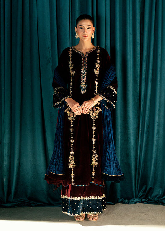 Ruby Eclipse – authentic Pakistani dress from the Velvet Code collection for women in the UK