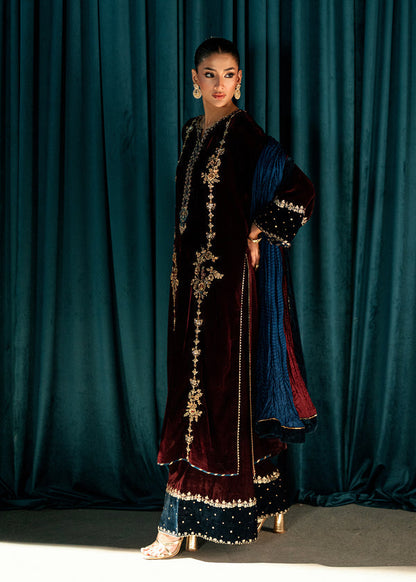 Ruby Eclipse – authentic Pakistani dress from the Velvet Code collection for women in the UK