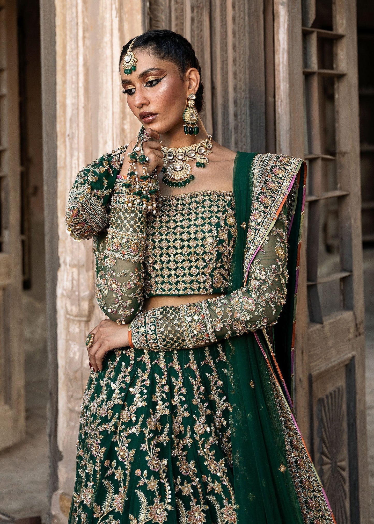 Kanwal Malik | Sajni Wedding Formals 24 | Sukhan - Designer Dress with Intricate embroidery and embellishments. Shop elegent wedding dress at Maria Faisal.