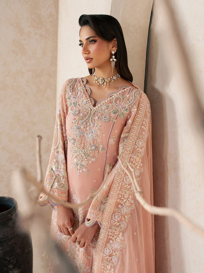 Gulaal | Inaaya Embroidered Chiffon 26 |Julian - Formal Dress - available at Maria Faisal in UK and USA.