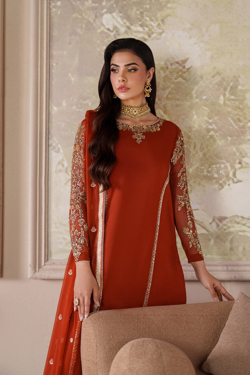 Zarif | Saheera Luxe 25 | ZRF-SHE-03 Farheen - Formal Dress - available at Maria Faisal in UK and USA.