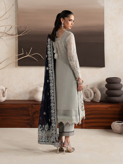 Gulaal | Inaaya Embroidered Chiffon 26 | Gianna - Formal Dress - available at Maria Faisal in UK and USA.