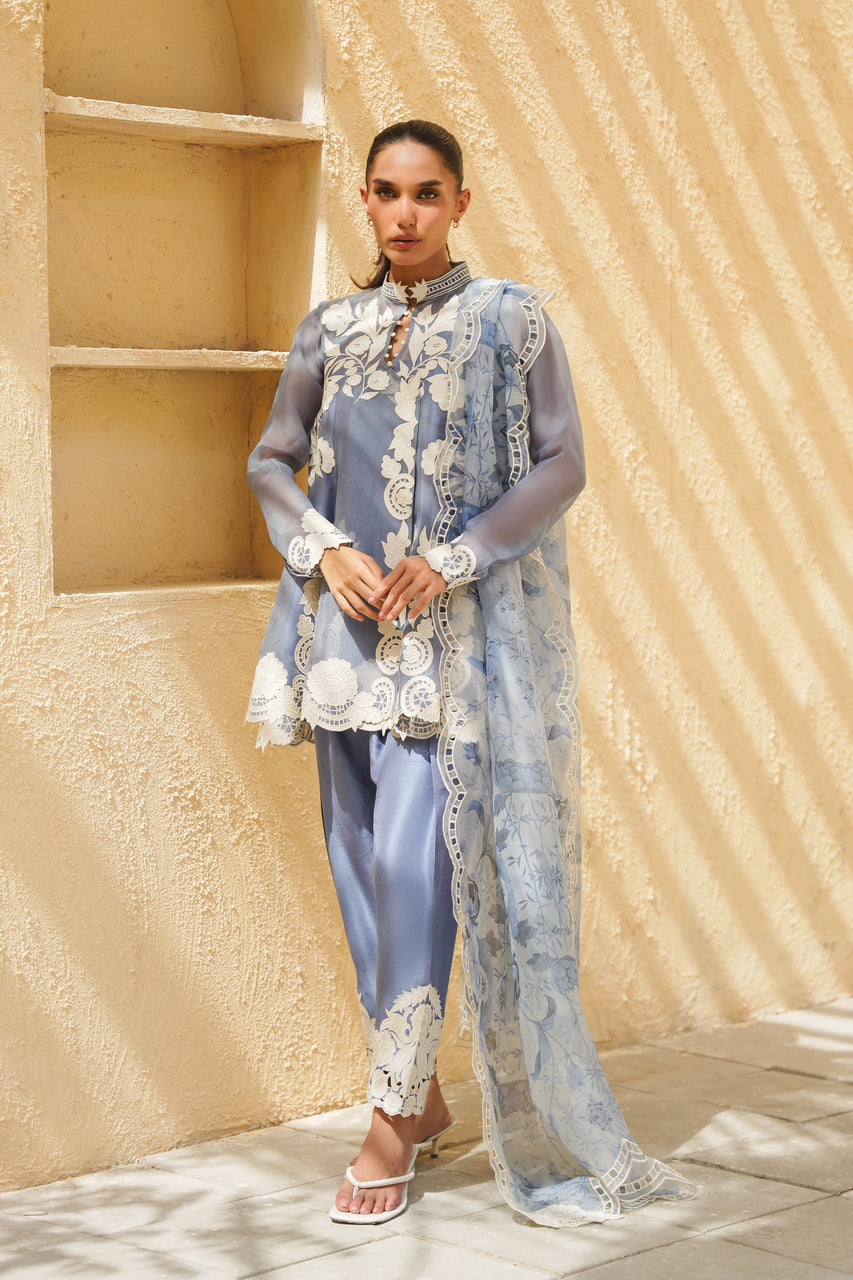Sania Maskatiya | Eid ul Adha Edit | Rey (B) - Luxury Dress - available at Maria Faisal in UK and USA.