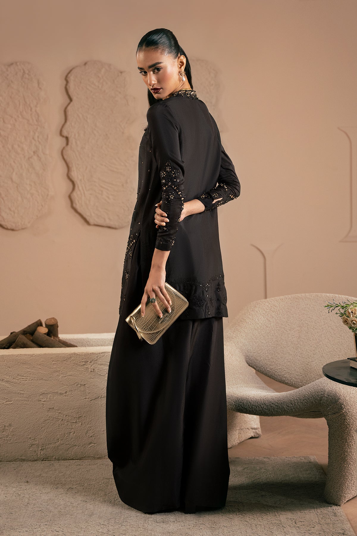 Mina Kashif | Emilie Formals | Misie - Formal Dress - available at Maria Faisal in UK and USA.