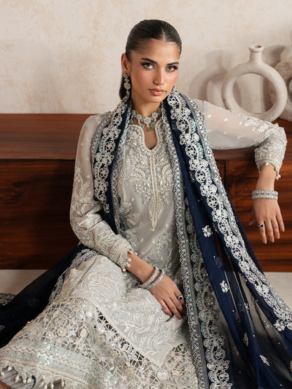 Gulaal | Inaaya Embroidered Chiffon 26 | Gianna - Formal Dress - available at Maria Faisal in UK and USA.