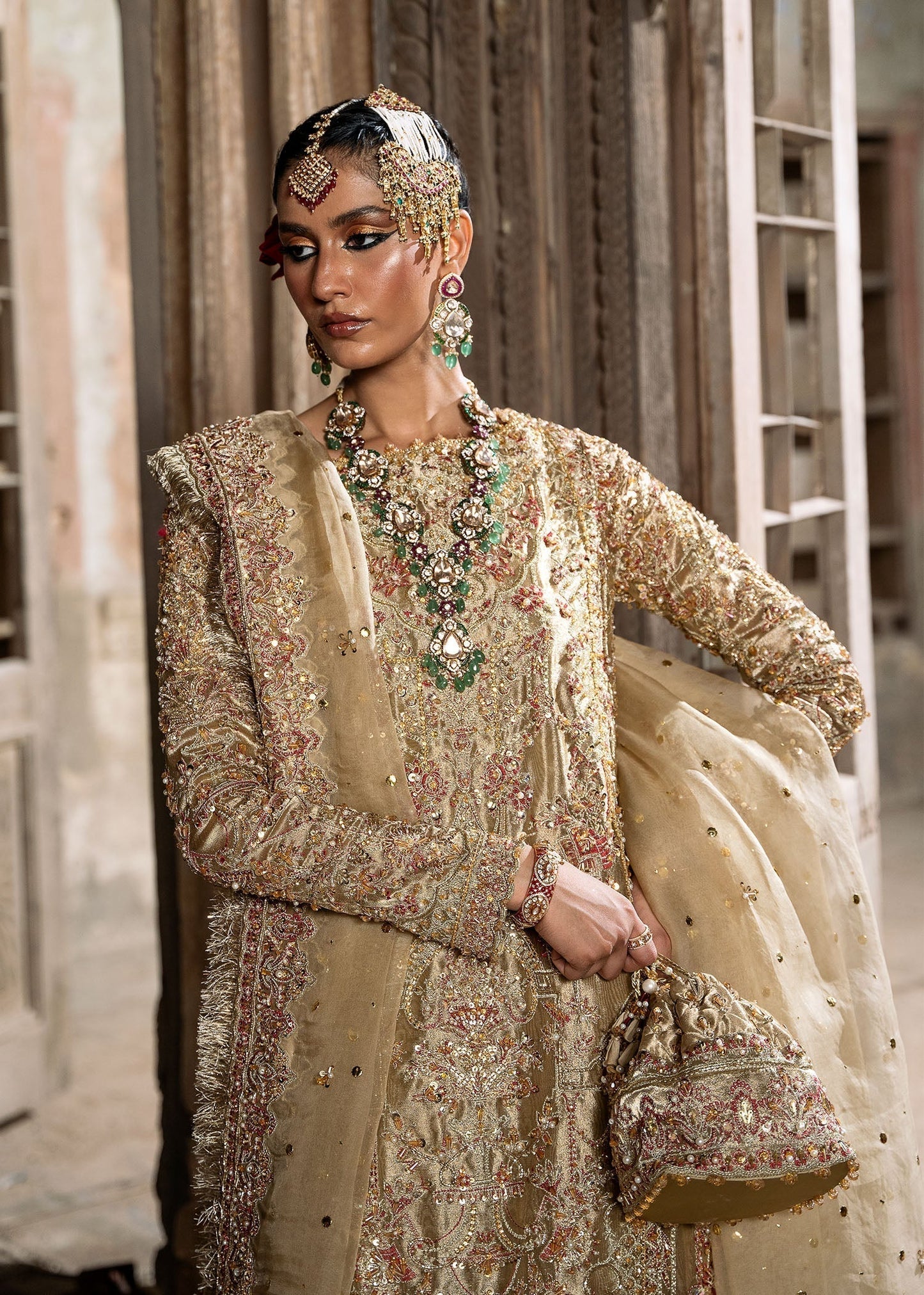 Kanwal Malik | Sajni Wedding Formals 24 | Shahnoor - Designer Dress with Intricate embroidery and embellishments. Shop elegent wedding dress at Maria Faisal.