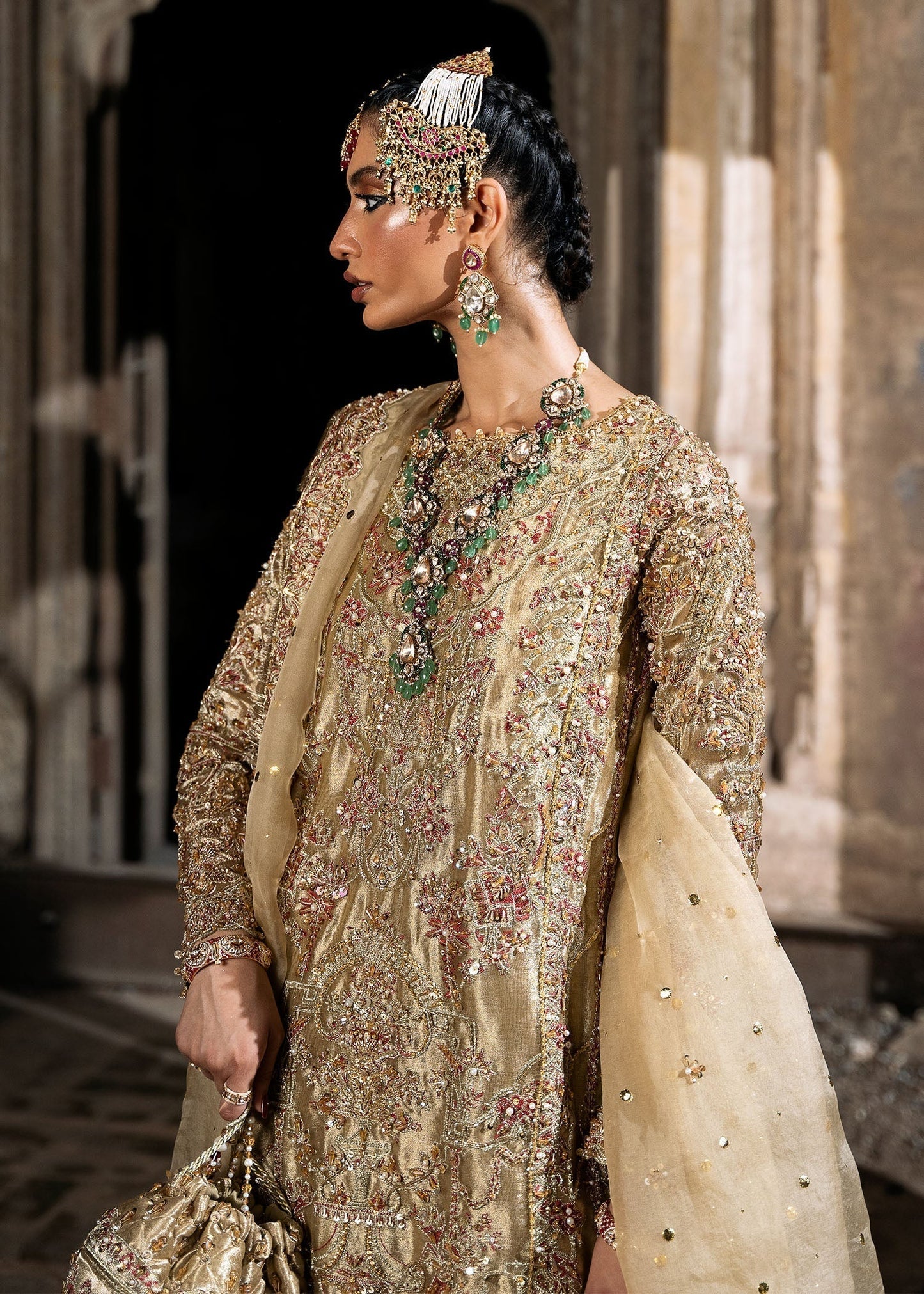 Kanwal Malik | Sajni Wedding Formals 24 | Shahnoor - Designer Dress with Intricate embroidery and embellishments. Shop elegent wedding dress at Maria Faisal.