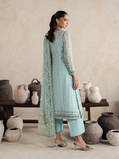 Gulaal | Inaaya Embroidered Chiffon 26 |Eileen - Formal Dress - available at Maria Faisal in UK and USA.