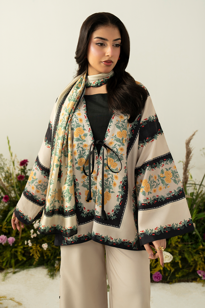 Zarposh | Folds SS 26 | AVEN - Casual Dress - available at Maria Faisal in UK and USA.