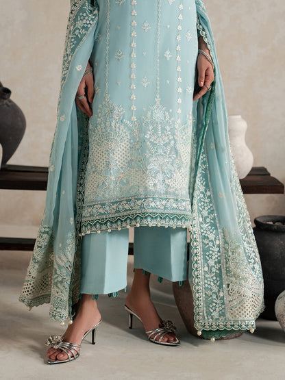Gulaal | Inaaya Embroidered Chiffon 26 |Eileen - Formal Dress - available at Maria Faisal in UK and USA.