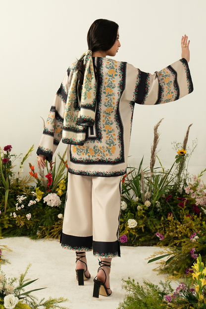 Zarposh | Folds SS 26 | AVEN - Casual Dress - available at Maria Faisal in UK and USA.