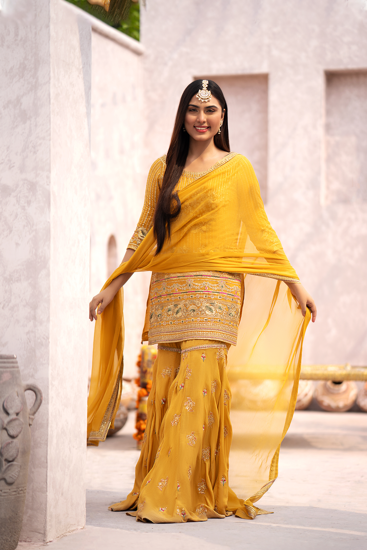 Erum Khan | Sakhiyan Formals | GENDA - Wedding Dress - Maria Faisal