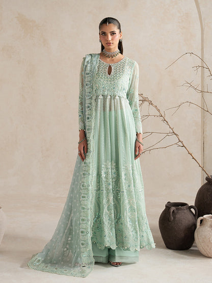 Gulaal | Inaaya Embroidered Chiffon 26 | Evaa - Formal Dress - available at Maria Faisal in UK and USA.